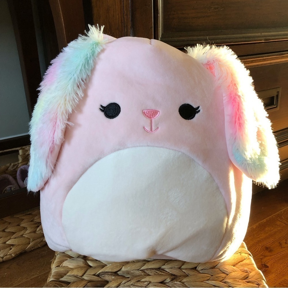 Squishmallows Bop the Bunny Easter Basket (12”)